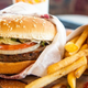 impossible whopper and fries
